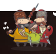Логотип Три грузина
