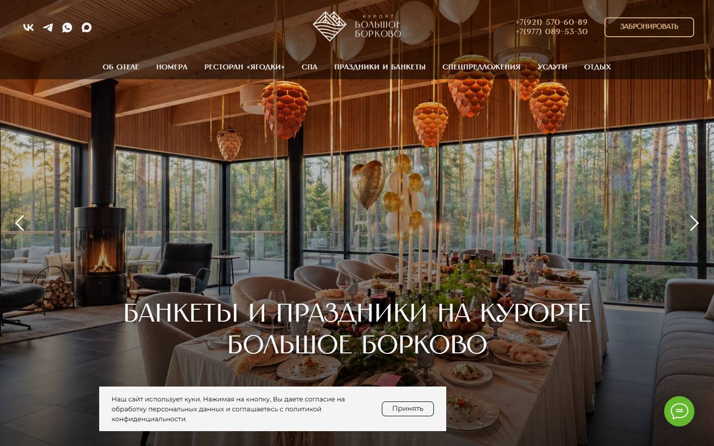 Главная страница сайта Большое Борково (bolshoeborkovo.ru)