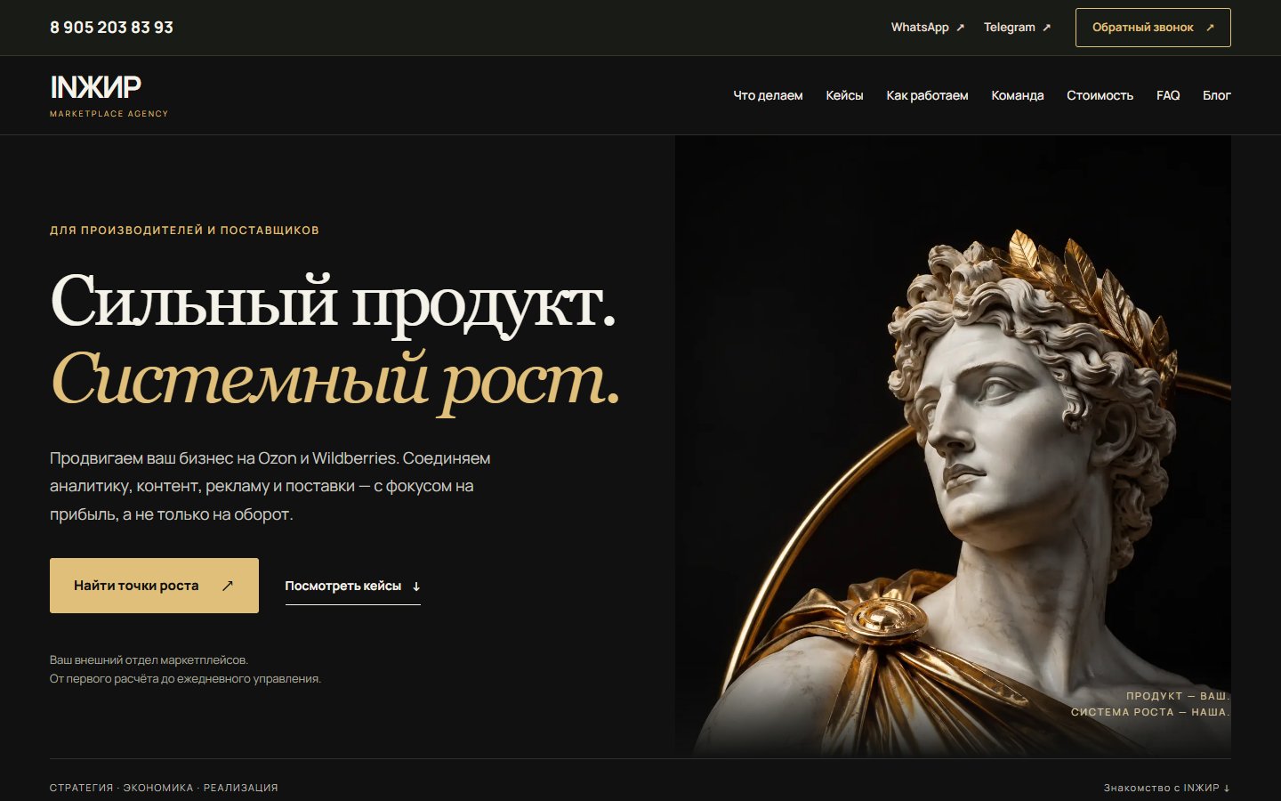 Главная страница сайта Inжир (in.balandini.ru)