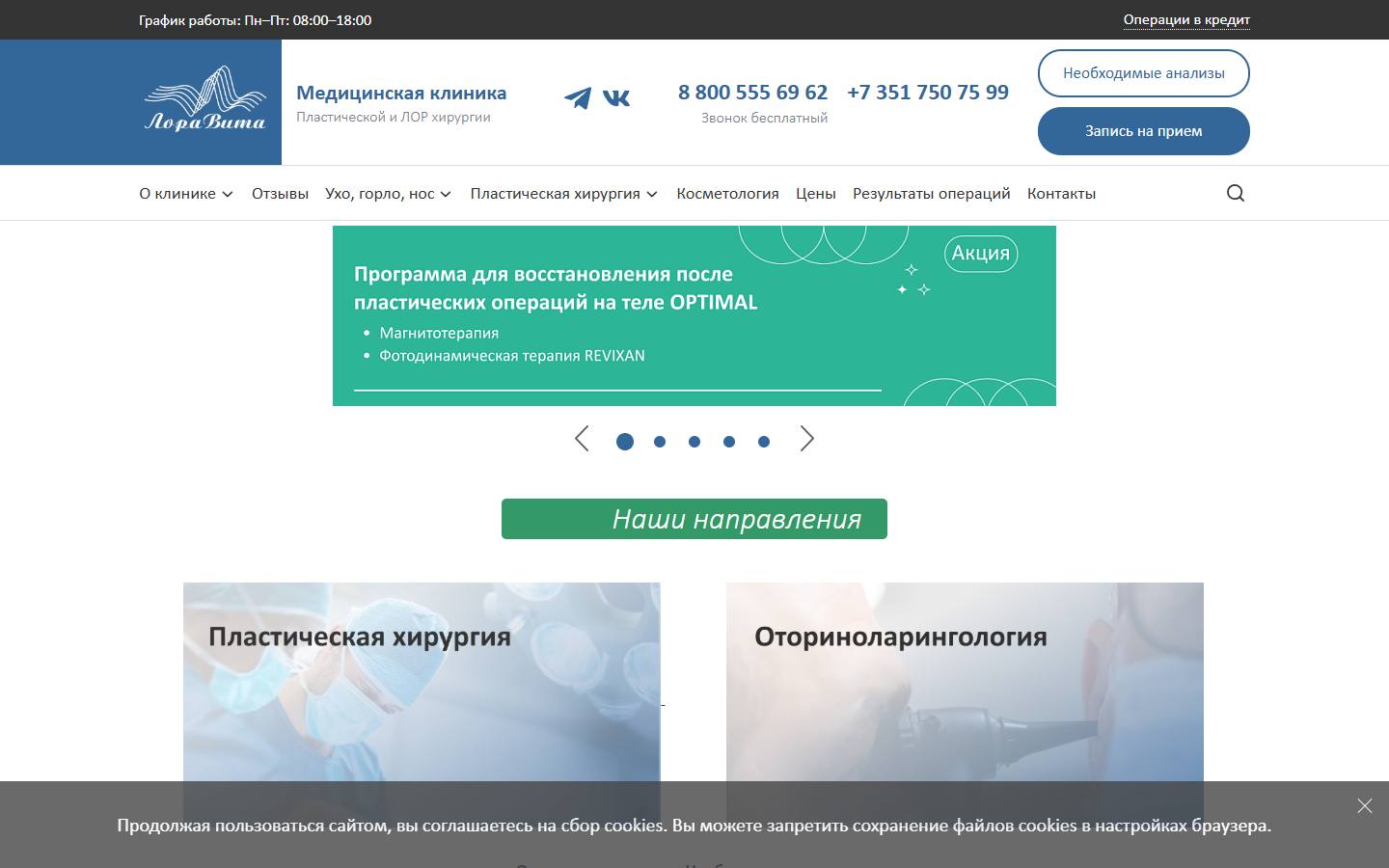 Главная страница сайта ЛораВита (loravita.ru)