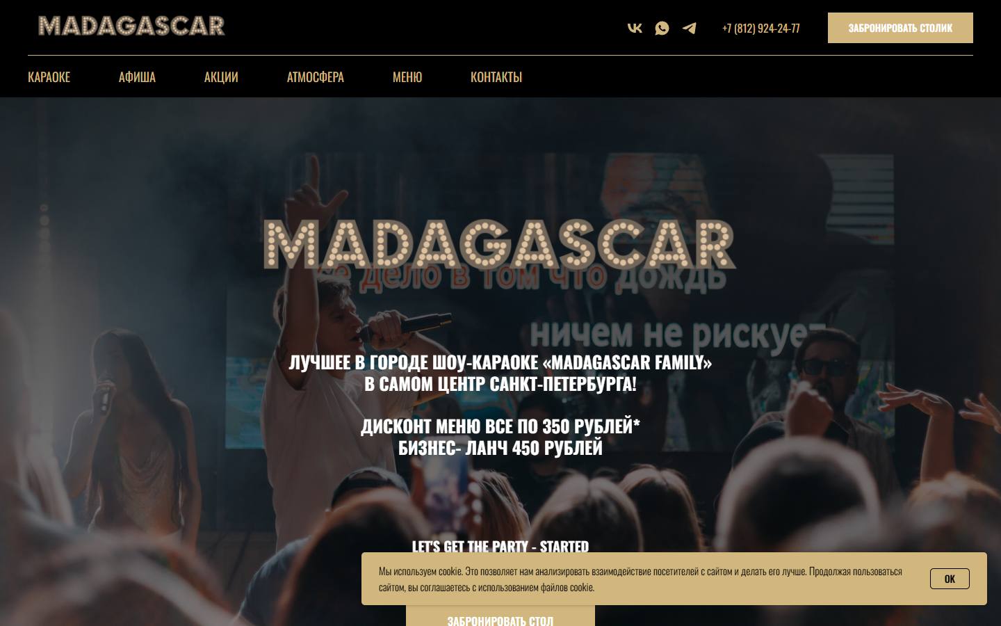 Главная страница сайта Мадагаскар (madagascarspb.ru)