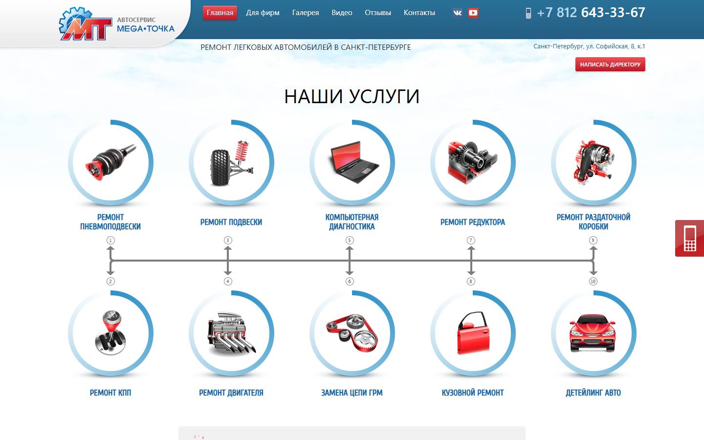 Главная страница сайта Мега-Точка (mega-tochka.ru)