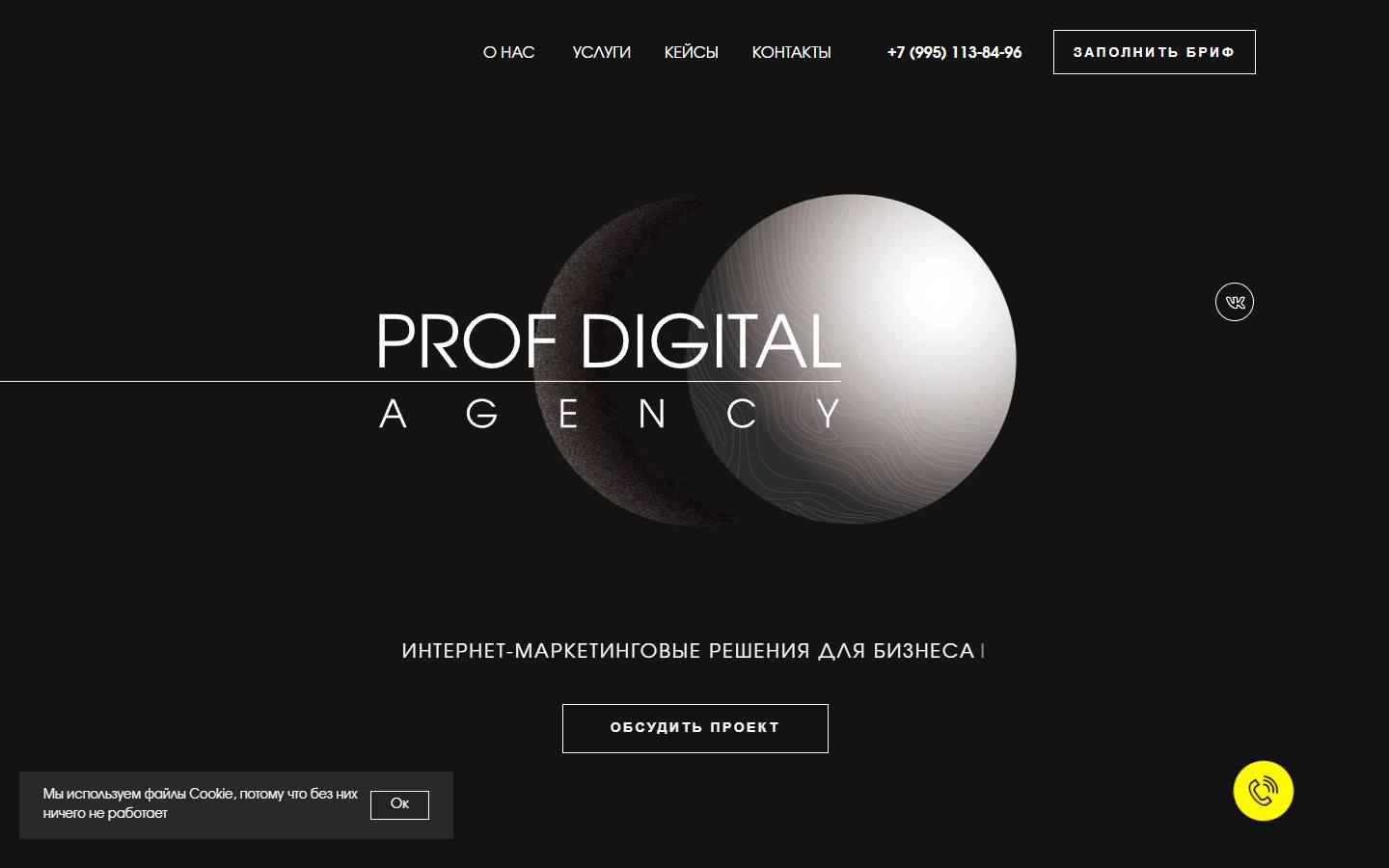 Главная страница сайта Prof Digital (profdigi.ru)