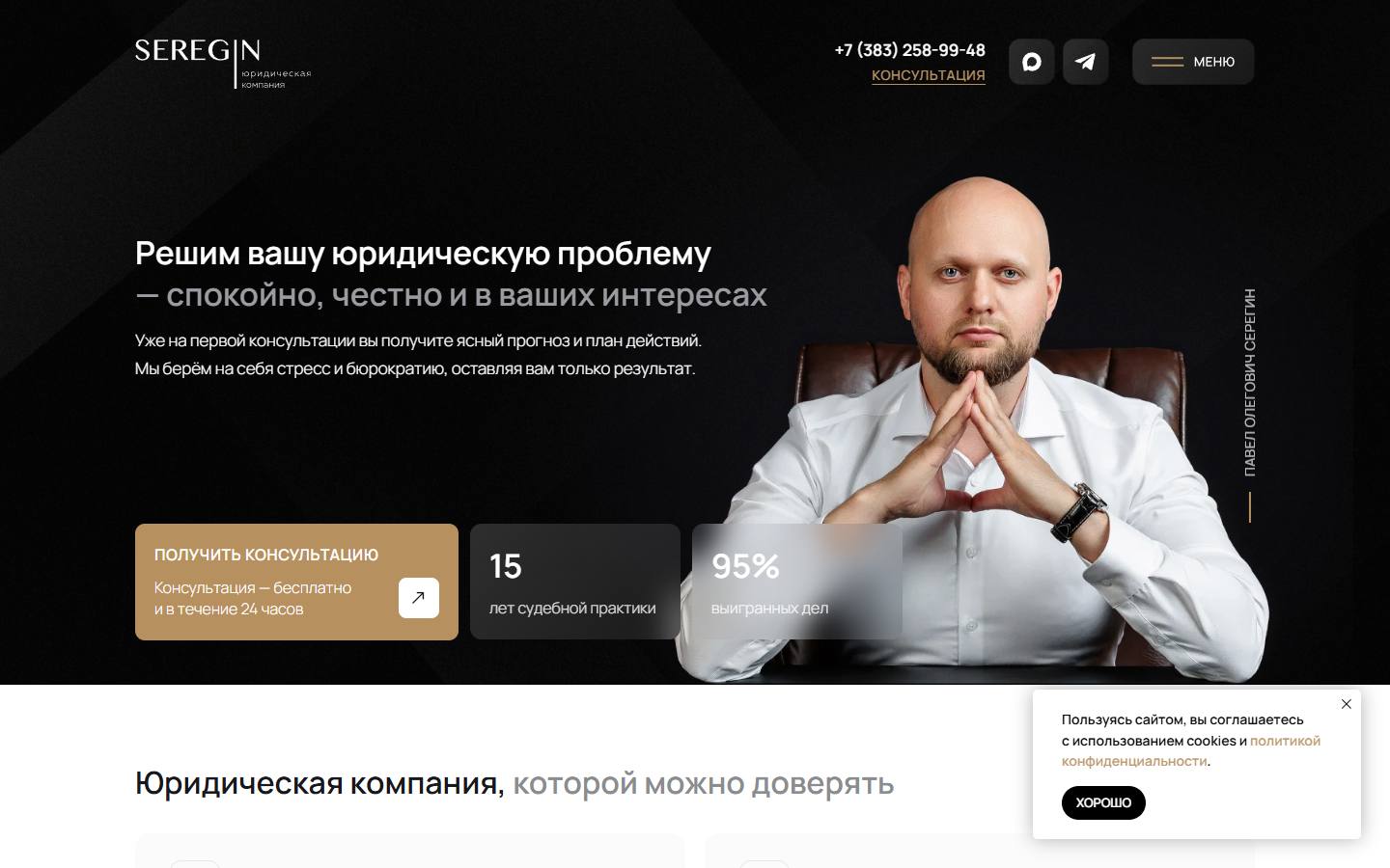 Главная страница сайта Seregin (slc54.ru)