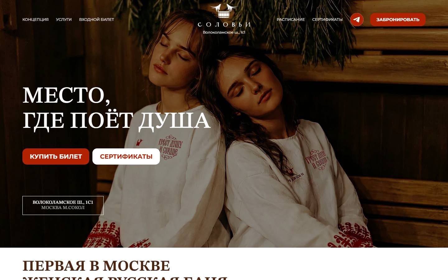 Главная страница сайта Соловьи (soloviy.ru)