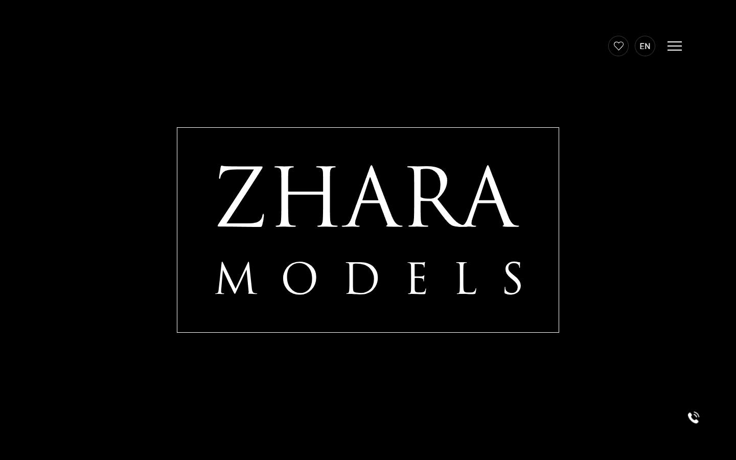 Главная страница сайта Жара Моделс (zhara-models.ru)